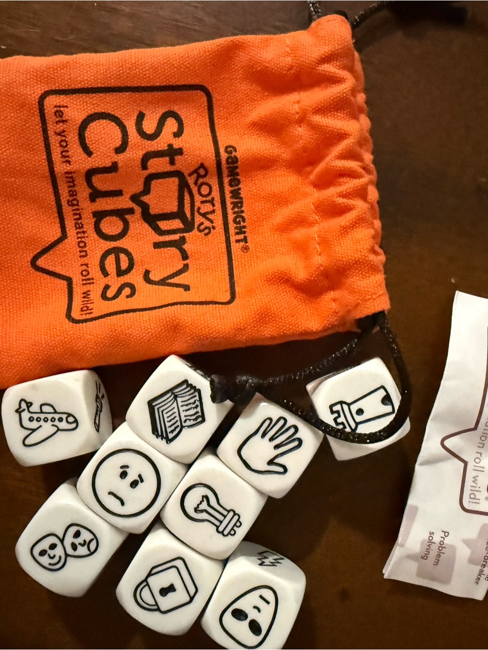 Rory’s Story Cubes Kids Orange Original Travel Dice Game
